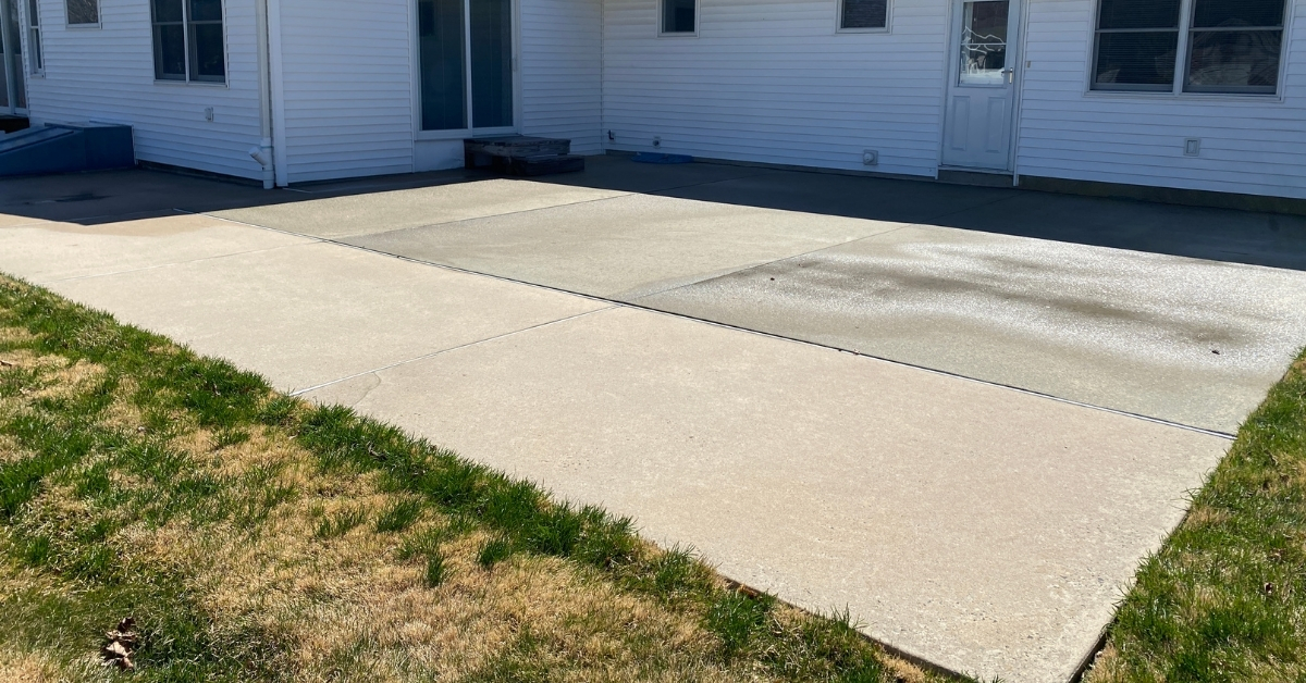 Deck and patio cleaning