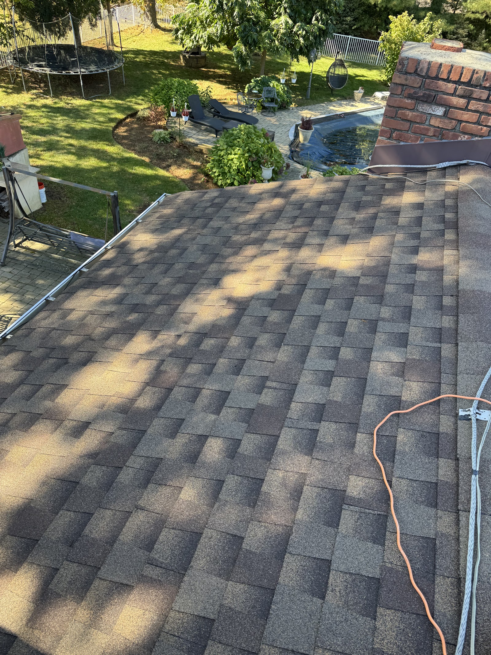 Roof soft washing